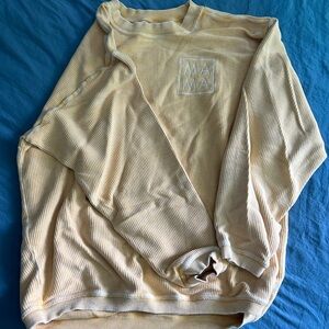 AshCO yellow MAMA crewneck